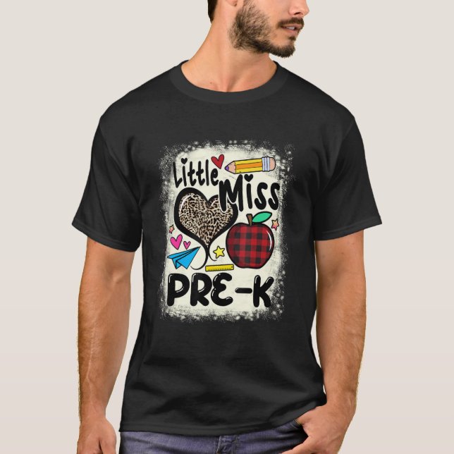 Camiseta Professor De Jardim De Infância Arco-Íris Primeiro (Frente)
