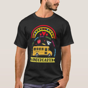 Camiseta Professor de Jardim de Infância da Kinder Crew 1º 