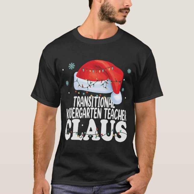 Camiseta Professor de jardim de infância de transição Natal (Frente)