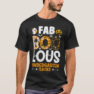Camiseta Professor de Jardim de Infância Faboolous Assustad