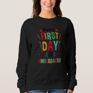 Camiseta Professor de Jardim de Infância Feliz Primeiro Dia