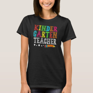Camiseta Professor de jardim de infância fofo de volta às a