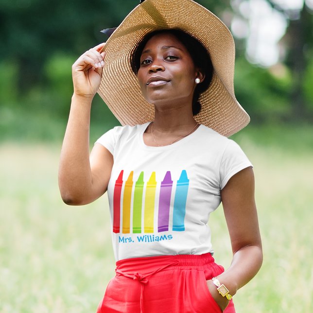 Camiseta Professor de jardim de infância personalizado eleg (Criador carregado)