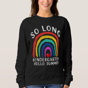Camiseta Professor de Jardim de Infância Rainbow So Long Ki