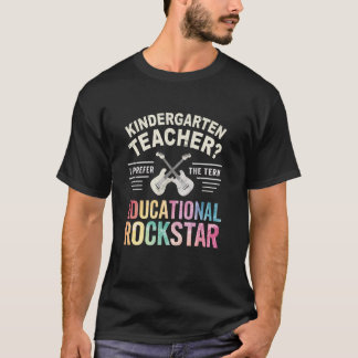 CAMISETA PROFESSOR DE JARDIM DE INFÂNCIA ROCKEIRO EDUCACION