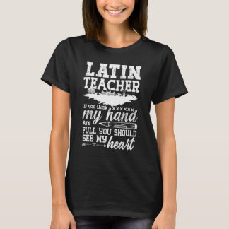 Camiseta Professor de Latim Roma Lição de Idioma Aluno Esco