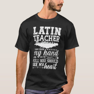 Camiseta Professor de Latim Roma Lição de Idioma Aluno Esco