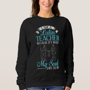 Camiseta Professor de Latim Roma Lição de Idioma Aluno Esco