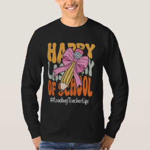 Camiseta Professor de Leitura Feliz Último Dia de Escola Co