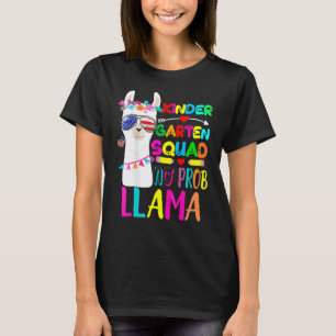 Camiseta Professor de Lhama Sem Problema do Jardim de Infân