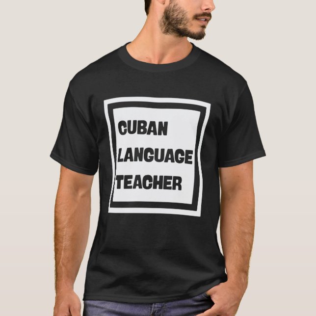 Camiseta Professor de Língua Cubana (Frente)