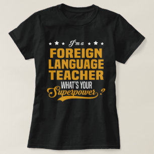 Camiseta Professor de Língua Estrangeira