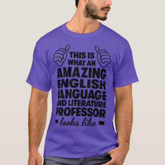 Camiseta Professor de literatura em língua inglesa1