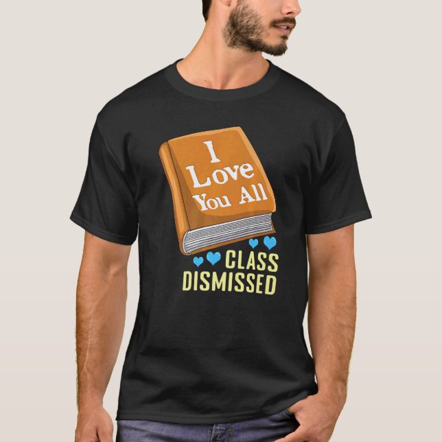 Camiseta Professor de Livro Estudante da Última Classe Esco (Frente)