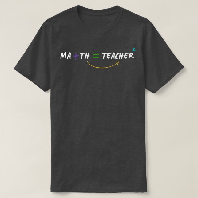 Camiseta Professor de matemática (Frente do Design)
