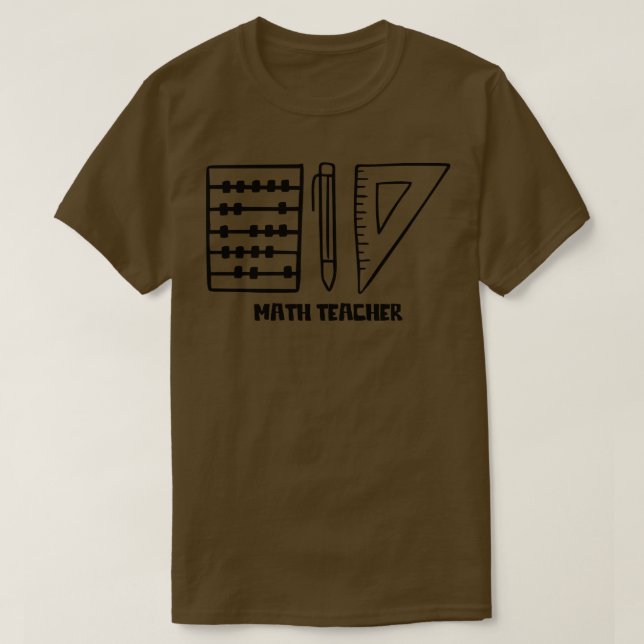 Camiseta Professor de Matemática (Frente do Design)