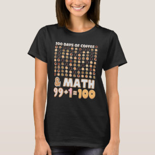 Camiseta Professor De Matemática 100º Dia De Equações Escol