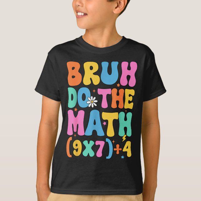 Camiseta Professor de Matemática 67 Meme Engraçado Matemáti (Frente)