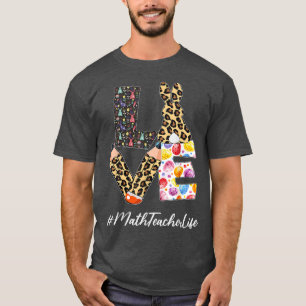 Camiseta Professor de Matemática Adorava Lápis Dia de Pásco
