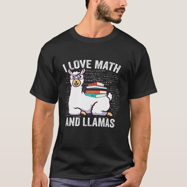 Camiseta Professor De Matemática Adoro Matemática E Ensino  (Frente)