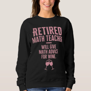 Camiseta Professor de Matemática Aposentado Dará Dicas de M