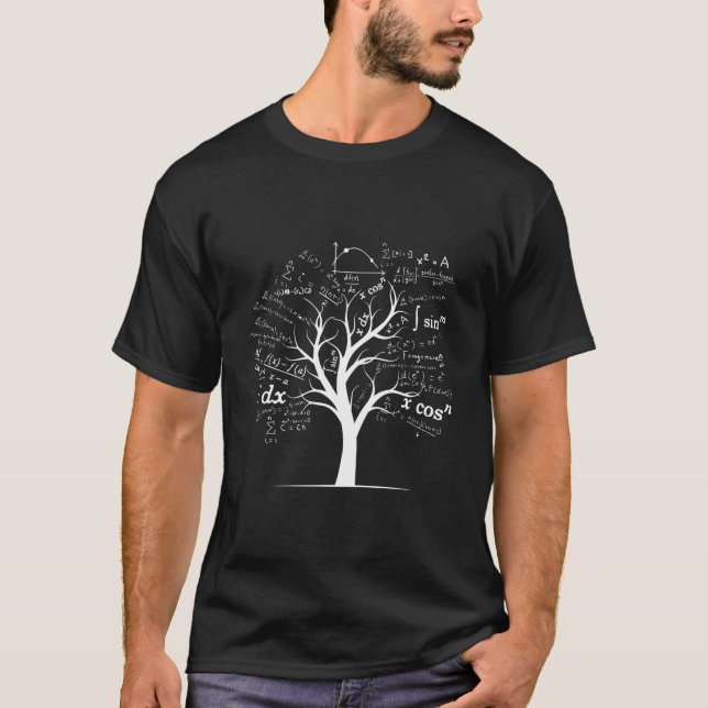 Camiseta Professor De Matemática Árvore De Álgebra Ap Cálcu (Frente)