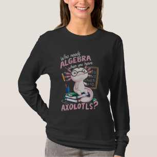 Camiseta Professor de Matemática Axolotl Salamander Mathemo