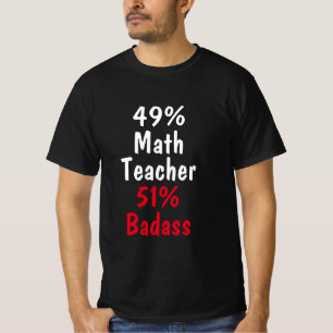Camiseta Professor de Matemática Badass
