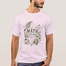 Professor de Matemática Botânico Vintage Enraizado