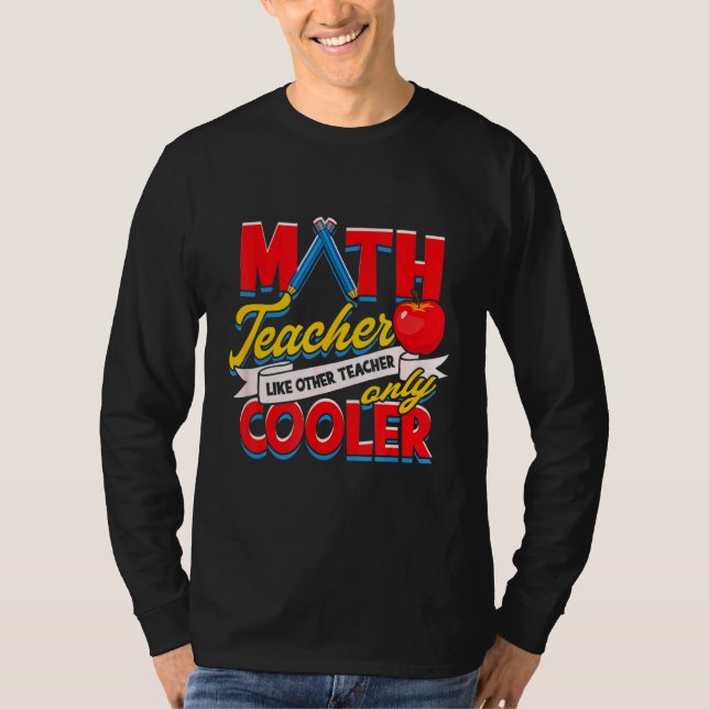 Camiseta Professor De Matemática Como Outro Professor Apena (Frente)