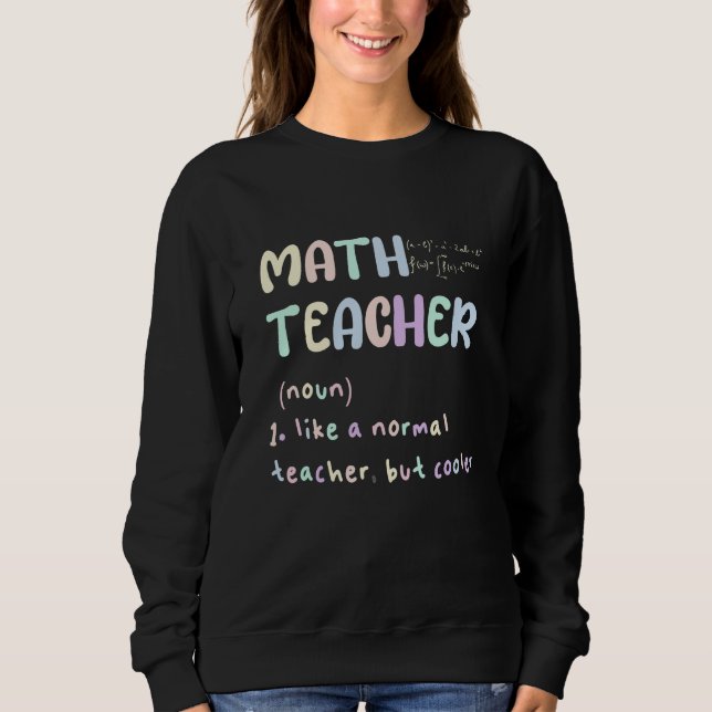 CAMISETA PROFESSOR DE MATEMÁTICA, COMO UM PROFESSOR NORMAL  (Frente)