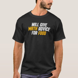 Camiseta Professor De Matemática Dará Conselhos De Matemáti