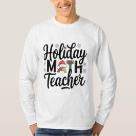 Camiseta Professor de Matemática de Férias: Presente de Nat