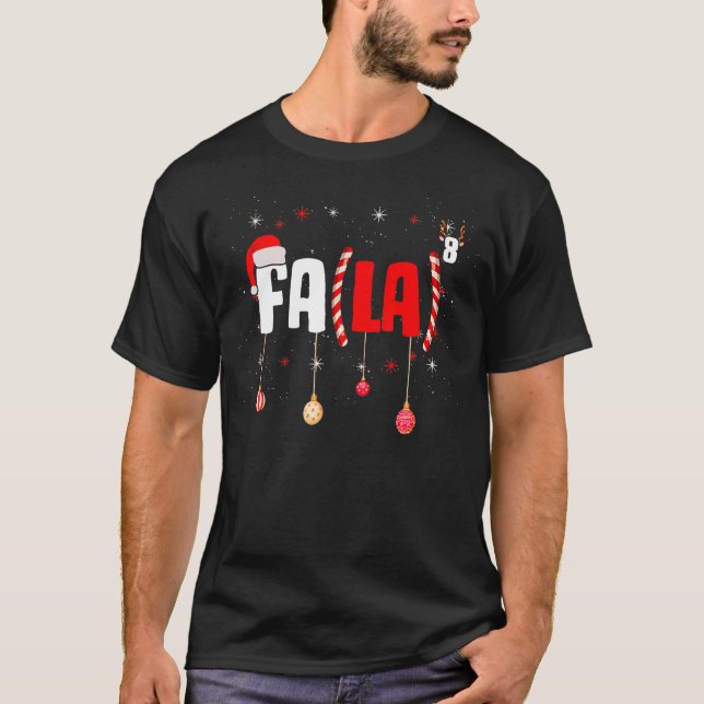 Camiseta Professor De Matemática De Natal Fa La8 Equações F (Frente)