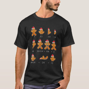 Camiseta Professor de Matemática de Natal Fração Gingercake