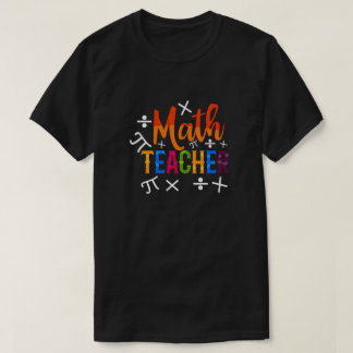 Camiseta Professor De Matemática De Volta À Escola