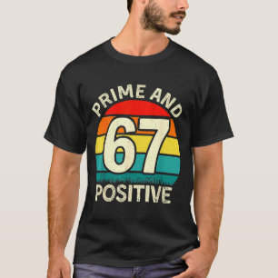 Camiseta Professor de Matemática Divertido Primo Positivo 6
