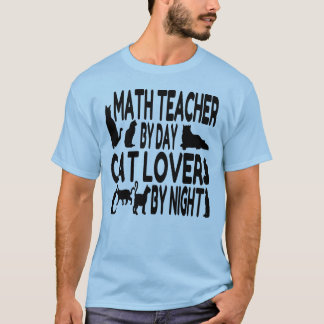 Camiseta Professor de Matemática do Cat Lover