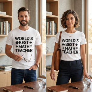 Camiseta Professor de Matemática do Mundo