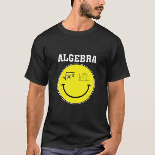 Camiseta Professor de Matemática em Álgebra e Rosto Sorri