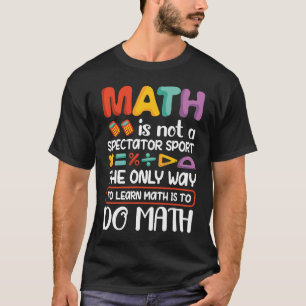 Camiseta Professor De Matemática Em Ângulo Agudo Você Parec