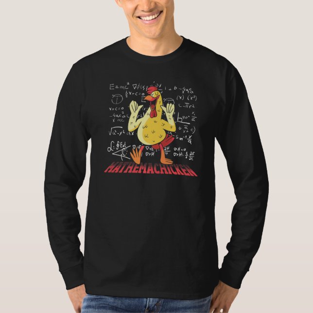 Camiseta Professor de Matemática em Frango Matemático Stu (Frente)