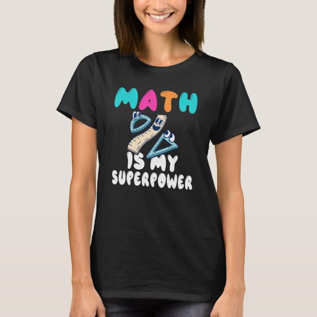 Camiseta Professor de Matemática em Primeiro Grau Matemátic (Frente)