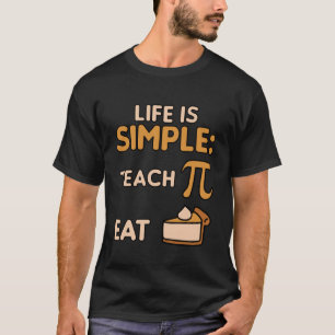 Camiseta Professor de Matemática Engraçado Dia do Pi Humor