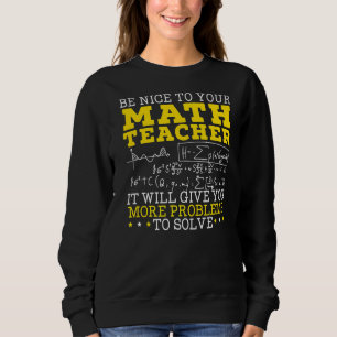 Camiseta Professor de Matemática Escola de Matemática Matem
