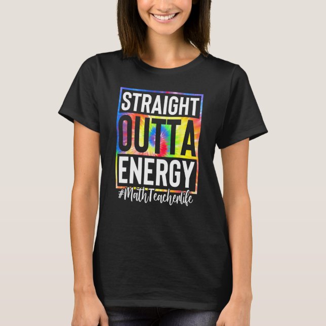 Camiseta Professor de Matemática Hetero Outta Energy Math P (Frente)