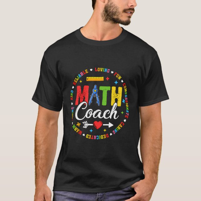 Camiseta Professor De Matemática Lover Ensinando De Volta À (Frente)