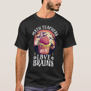 Camiseta Professor de Matemática Masculino Dia das Bruxas P