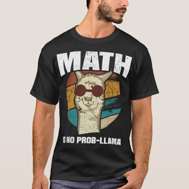 Camiseta Professor de Matemática Matemática Não é amigo (Frente)