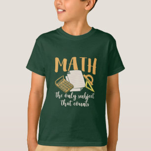 Camiseta Professor De Matemática Matemática O Único Assu